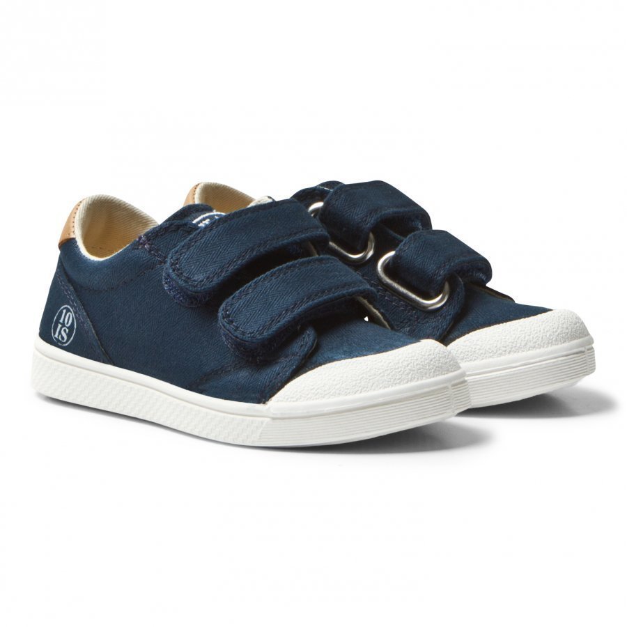 10-Is Navy Chevron Ten V 2 Velcro Shoes Lenkkarit