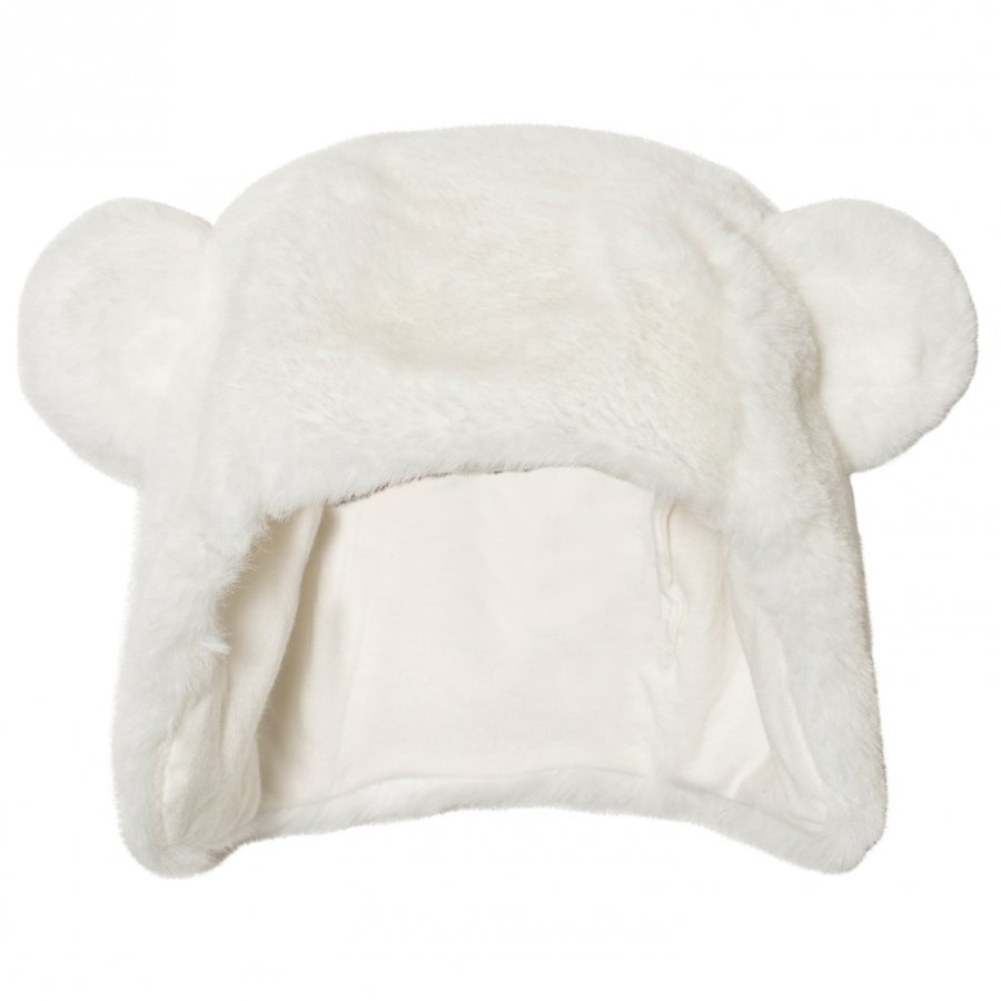 Absorba Cream Faux Fur Eared Hat Korvalapullinen Päähine