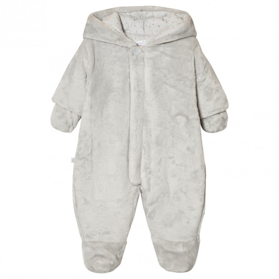 Absorba Grey Teddy Fleece Coverall Kokopuku