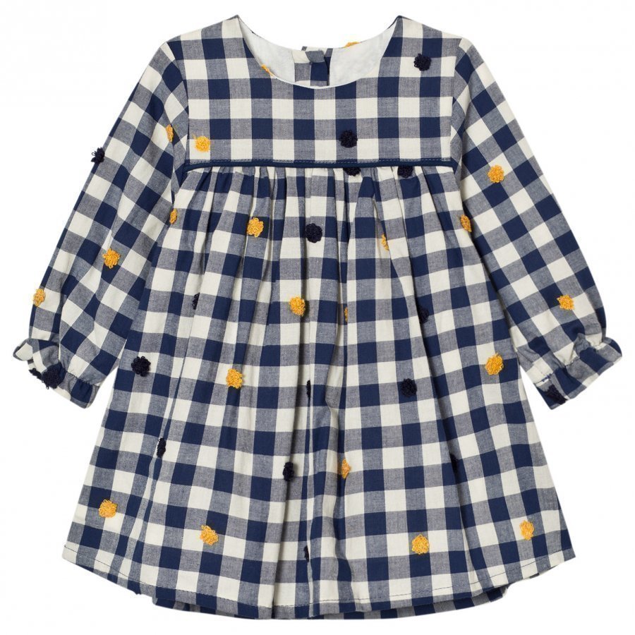 Absorba Navy Check Dress Mekko