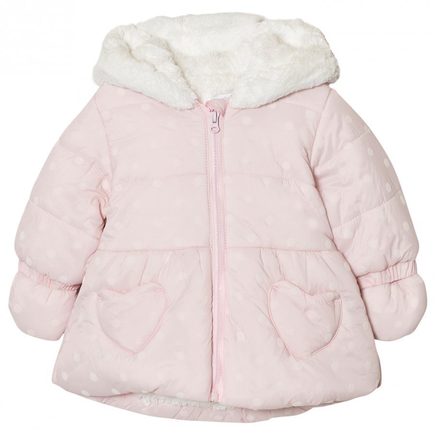 Absorba Pale Pink Padded Coat Talvitakki