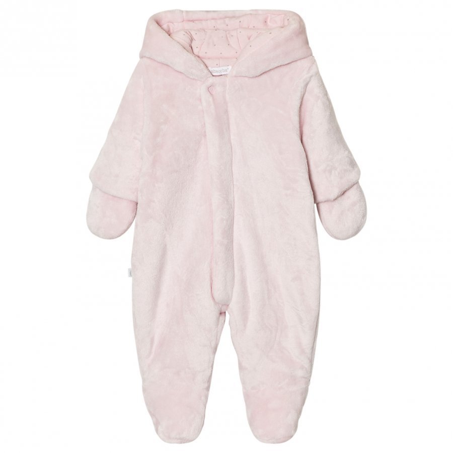 Absorba Pale Pink Teddy Fleece Coverall Kokopuku