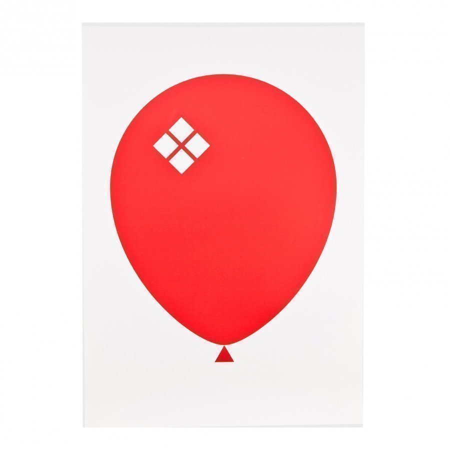 Acne Jr Balloon Ilmapallo Juliste Punainen Juliste