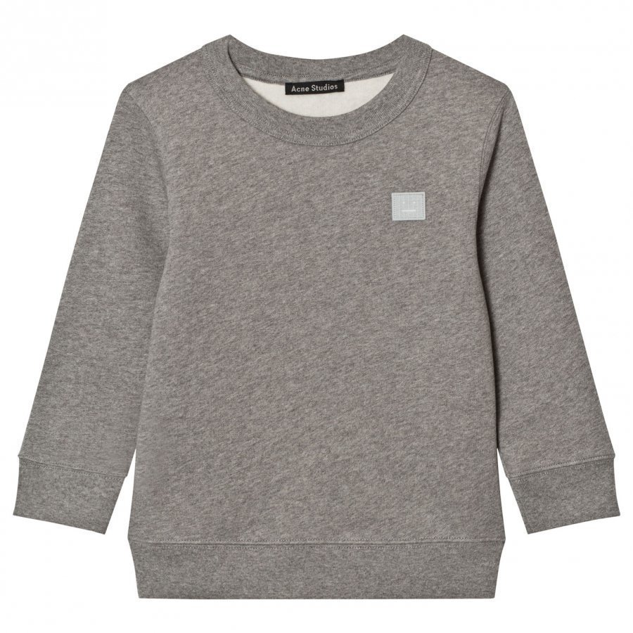 Acne Studios Mini Fairview Face Sweatshirt Gray Oloasun Paita