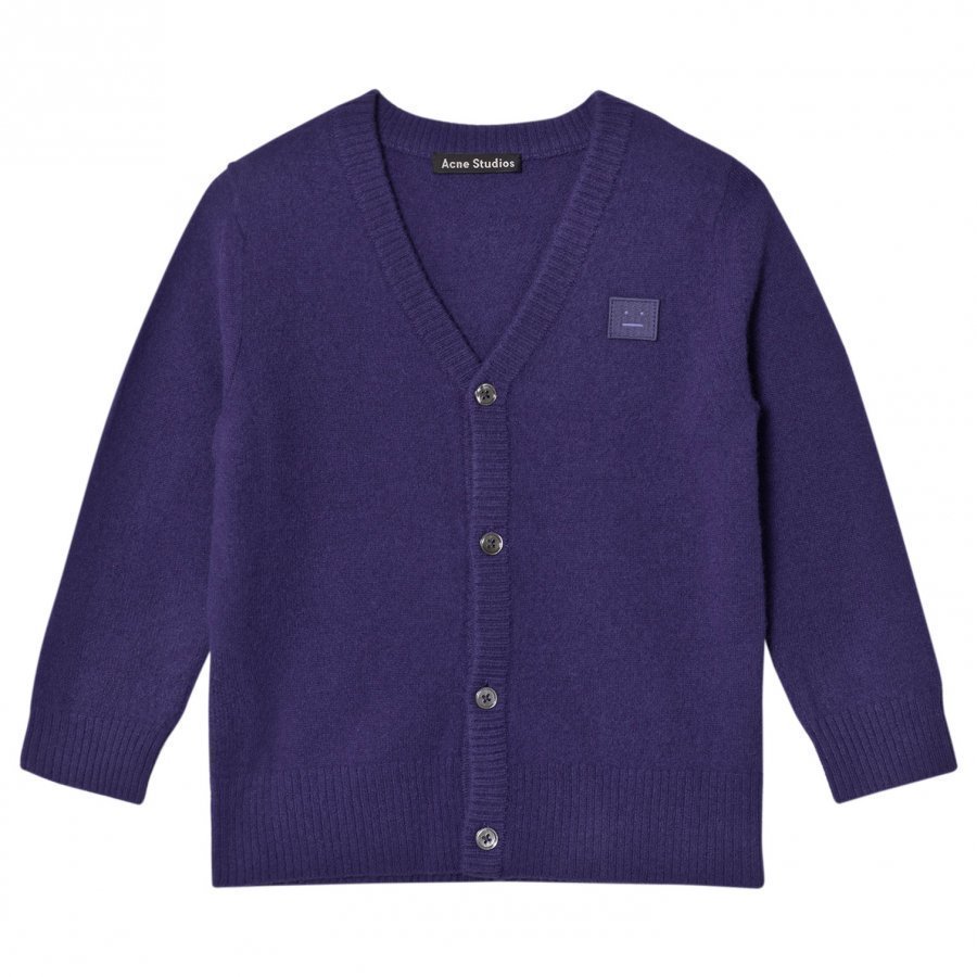 Acne Studios Mini Neve Cardigan Royal Blue Neuletakki