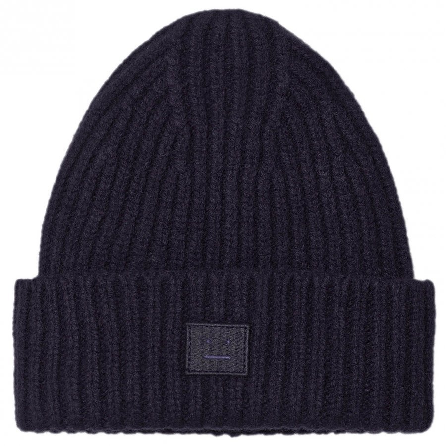 Acne Studios Wool Hat Mini Pansy Navy Pipo