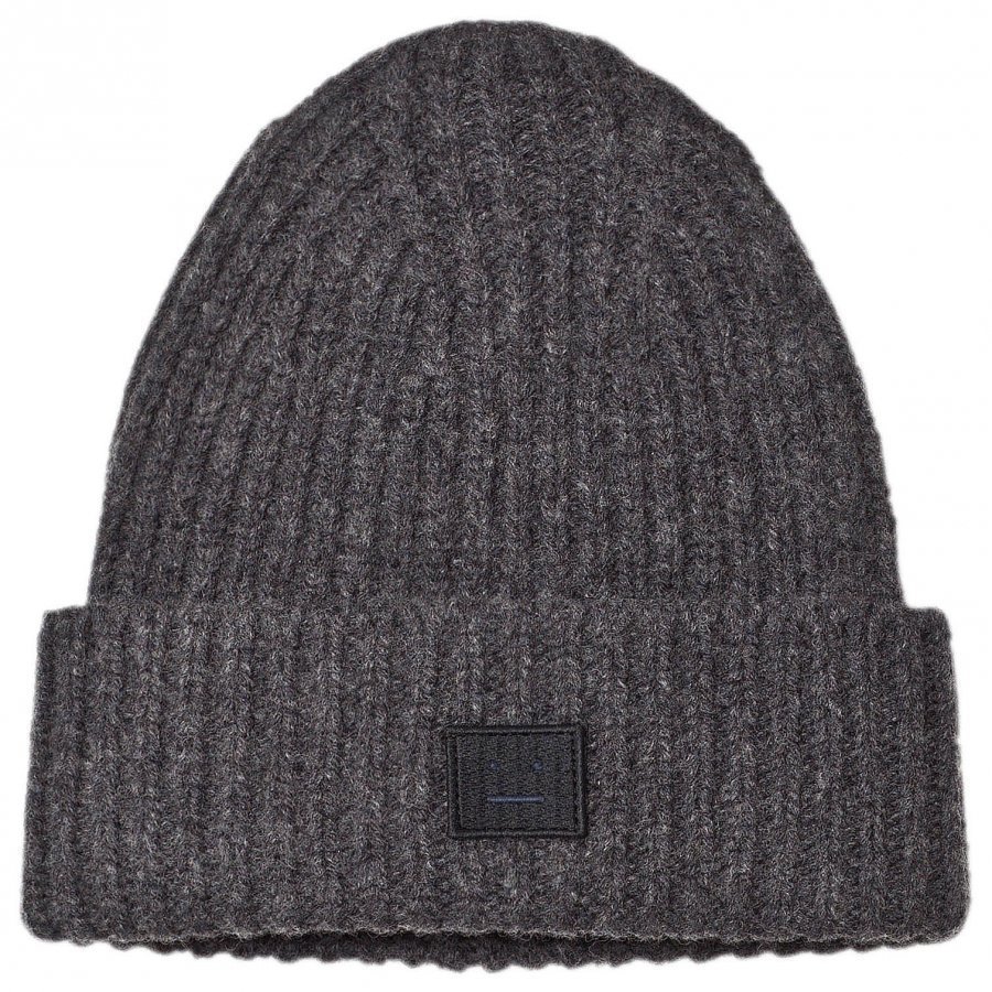 Acne Studios Wool Mini Pansy Hat Charcoal Melange Pipo