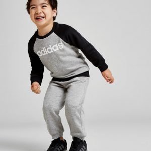 Adidas Badge Of Sport Crew Suit Infant Harmaa