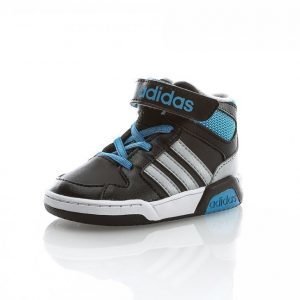 Adidas Basketstar Infant Korkeavartiset Tennarit Musta / Sininen