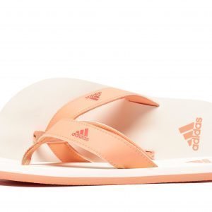 Adidas Beach Thong Flip Flops Coral / Off-White