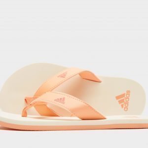 Adidas Beach Thong Flip Flops Coral / White