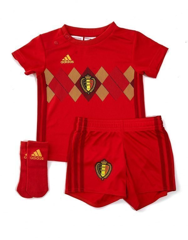 Adidas Belgium 2018 Home Kit Infant Punainen