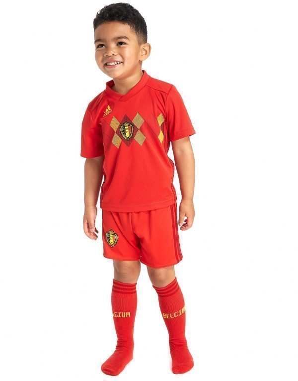 Adidas Belgium 2018 Home Kit Punainen