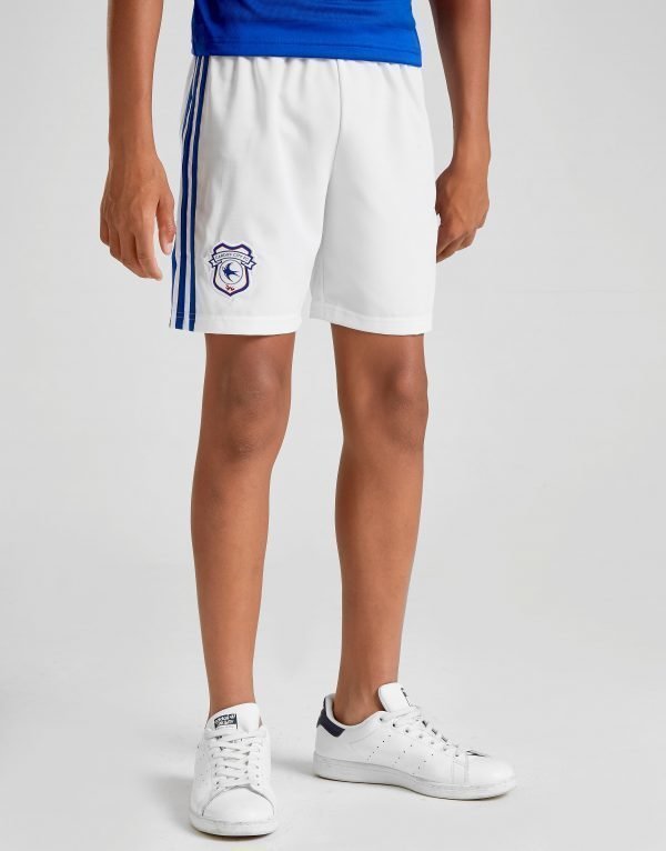 Adidas Cardiff City Fc 2018/19 Away Shorts Valkoinen