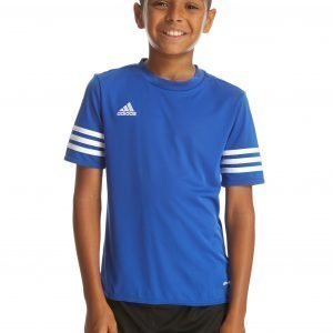 Adidas Entrada T-Paita Cobalt Blue / White