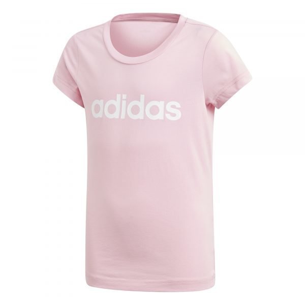 Adidas Essentials Linear T-Paita Nuorten Pinkki