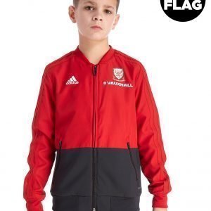 Adidas Fa Wales 2018/19 Presentation Jacket Punainen