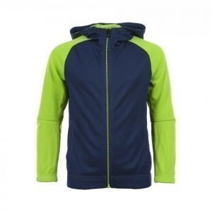 Adidas Lrq Fullzip Hood Junior Vetoketjuhuppari Sininen / Vihreä