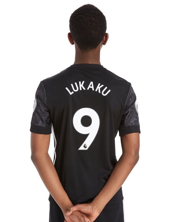 Adidas Manchester United 2017 Lukaku #9 Away Shirt Musta