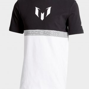 Adidas Messi Colour Block T-Shirt Musta