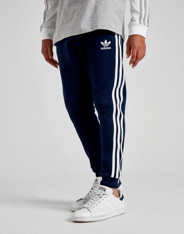Adidas Originals 3-Stripes Fleece Track Pants Laivastonsininen