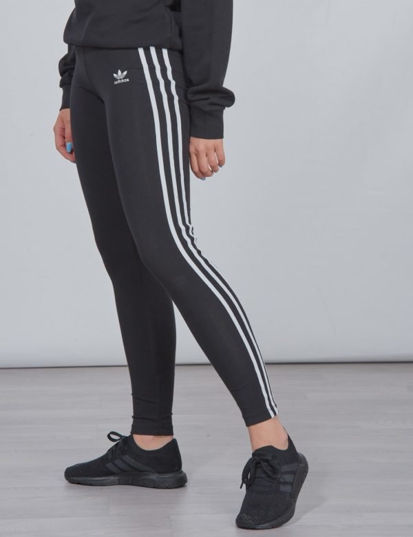 Adidas Originals 3stripes Legg Leggingsit Musta