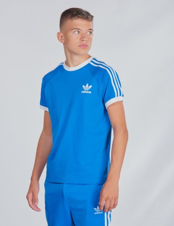 Adidas Originals 3stripes Tee T-Paita Sininen