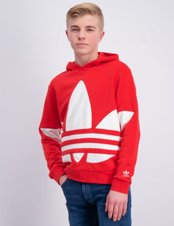 Adidas Originals Bg Trefoil Hood Huppari Punainen