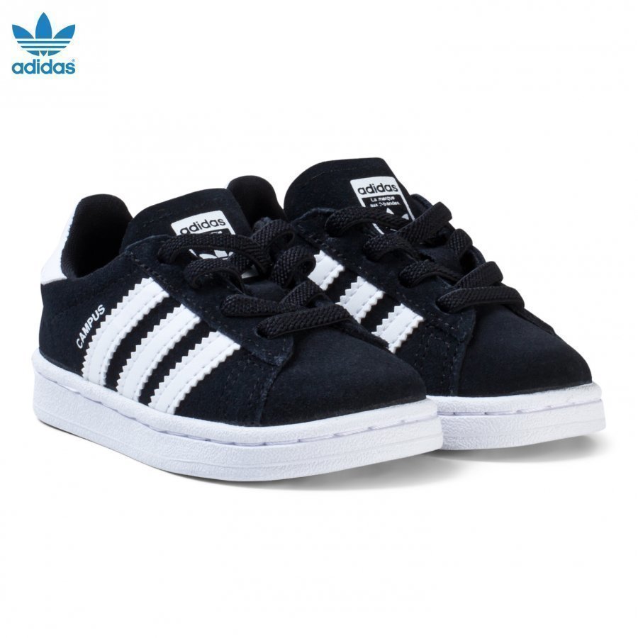 Adidas Originals Black Infants Campus Trainers Lenkkarit