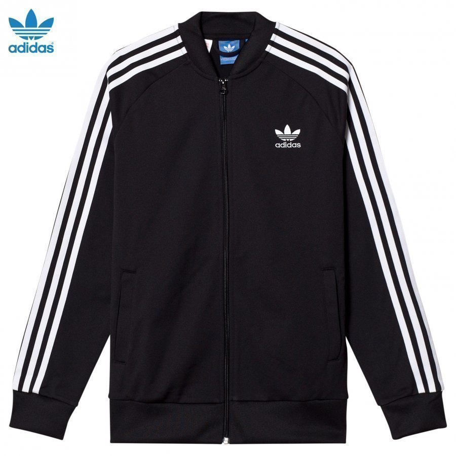 Adidas Originals Black Junior Track Top Verryttelytakki