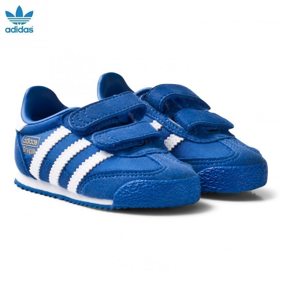 Adidas Originals Blue And White Dragon Infant Trainers Lenkkarit