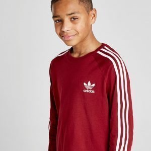 Adidas Originals California Long Sleeve T-Paita Burgundy / White