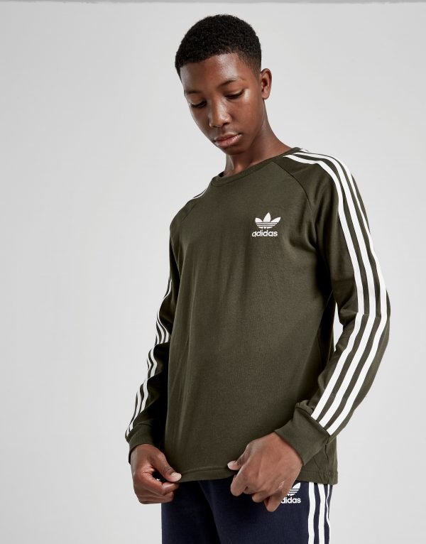 Adidas Originals California Long Sleeve T-Paita Vihreä