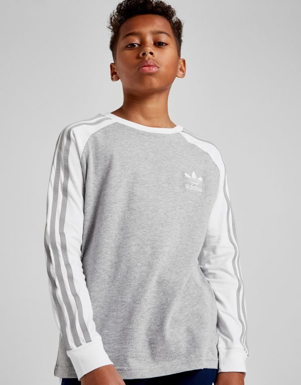 Adidas Originals California Long Sleeve T-Shirt Harmaa