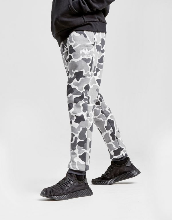 Adidas Originals Camo Fleece Track Pants Harmaa