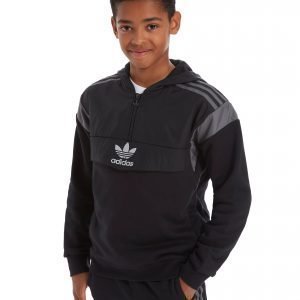 Adidas Originals Europe 1/4 Zip Hoodie Musta