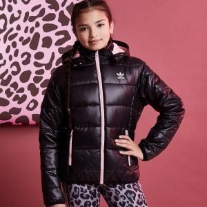 Adidas Originals Girls' Padded Jacket Musta