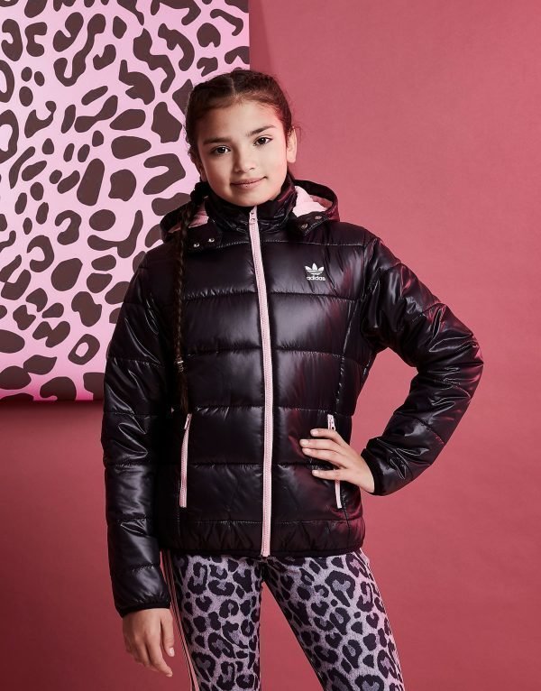 Adidas Originals Girls' Padded Jacket Musta