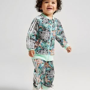 Adidas Originals Girls' Zoo Superstar Tracksuit Infant Vihreä