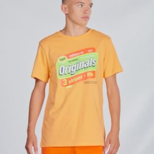 Adidas Originals Graphic Tee T-Paita Oranssi