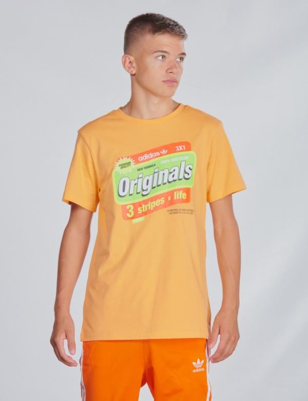 Adidas Originals Graphic Tee T-Paita Oranssi