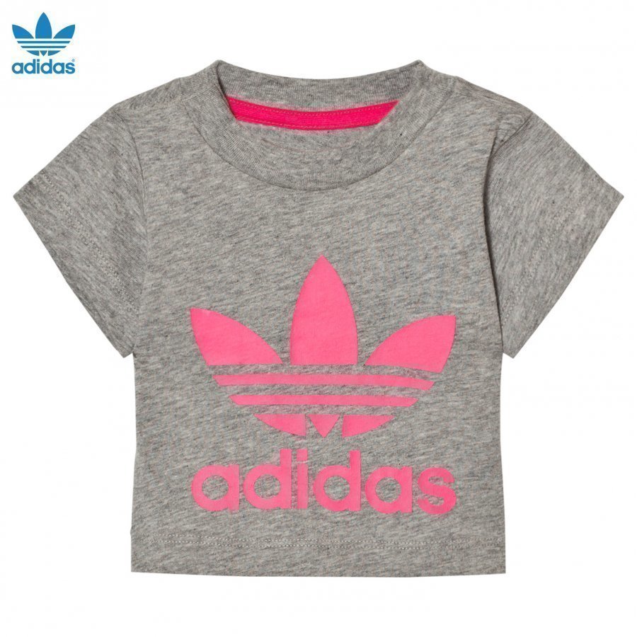 Adidas Originals Grey Infants Logo Tee T-Paita