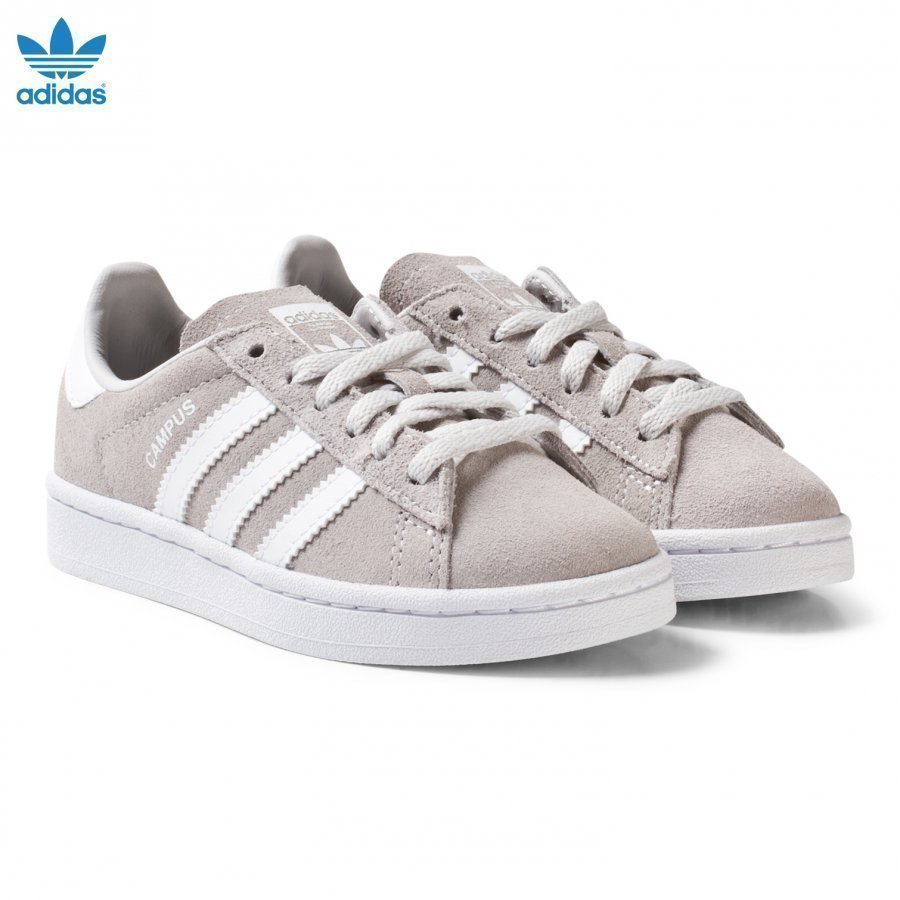 Adidas Originals Grey Kids Campus Trainers Lenkkarit