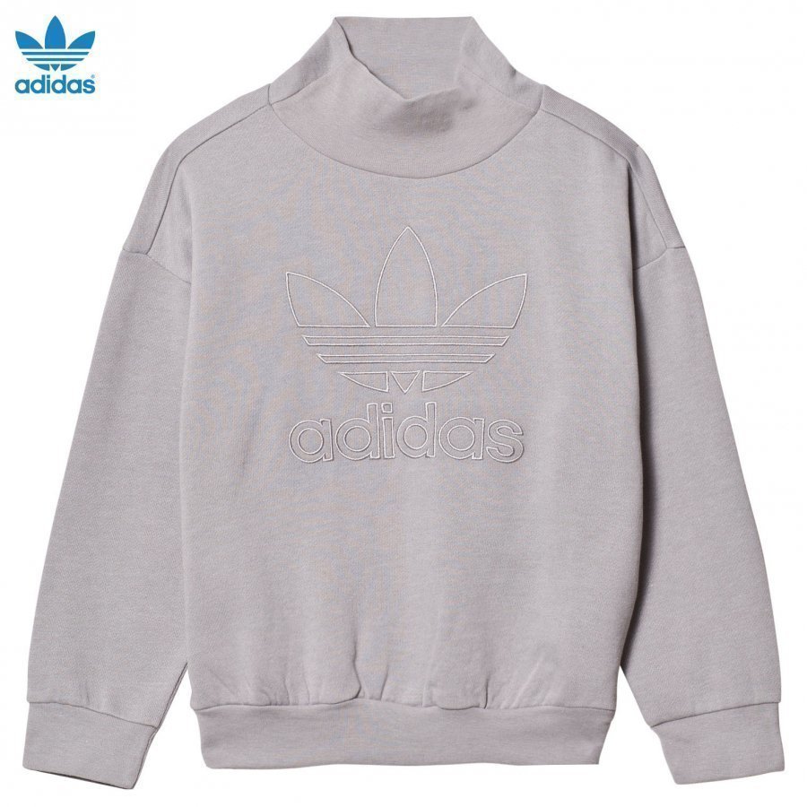 Adidas Originals Grey Logo Crew Sweater Oloasun Paita