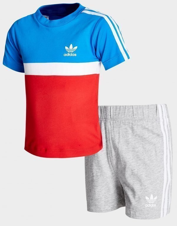 Adidas Originals Itasca T-Paita  /  Shortsit Sininen