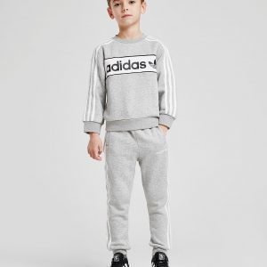 Adidas Originals Linear Crew Suit Harmaa