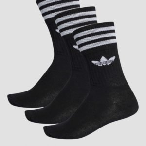 Adidas Originals Mid Cut Crew Sock Sukat Musta