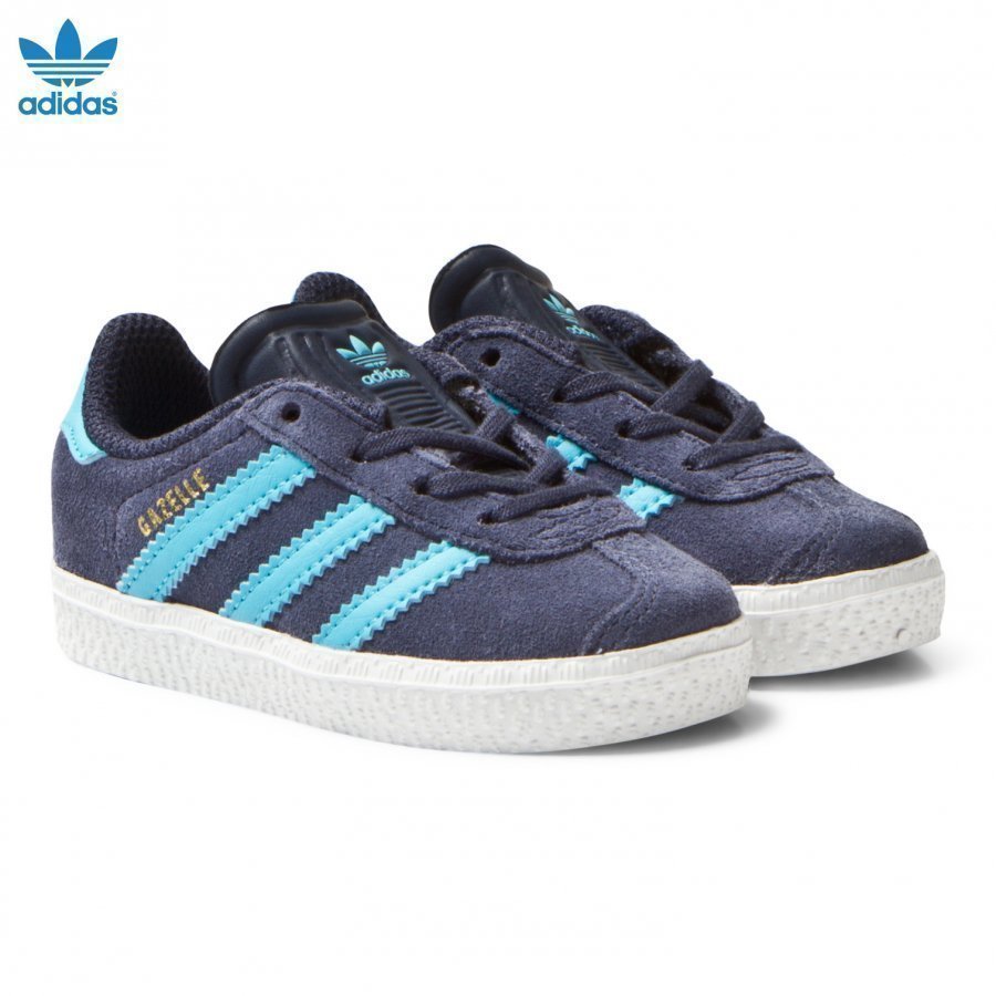 Adidas Originals Midnight Grey Infants Gazelle Trainers Lenkkarit