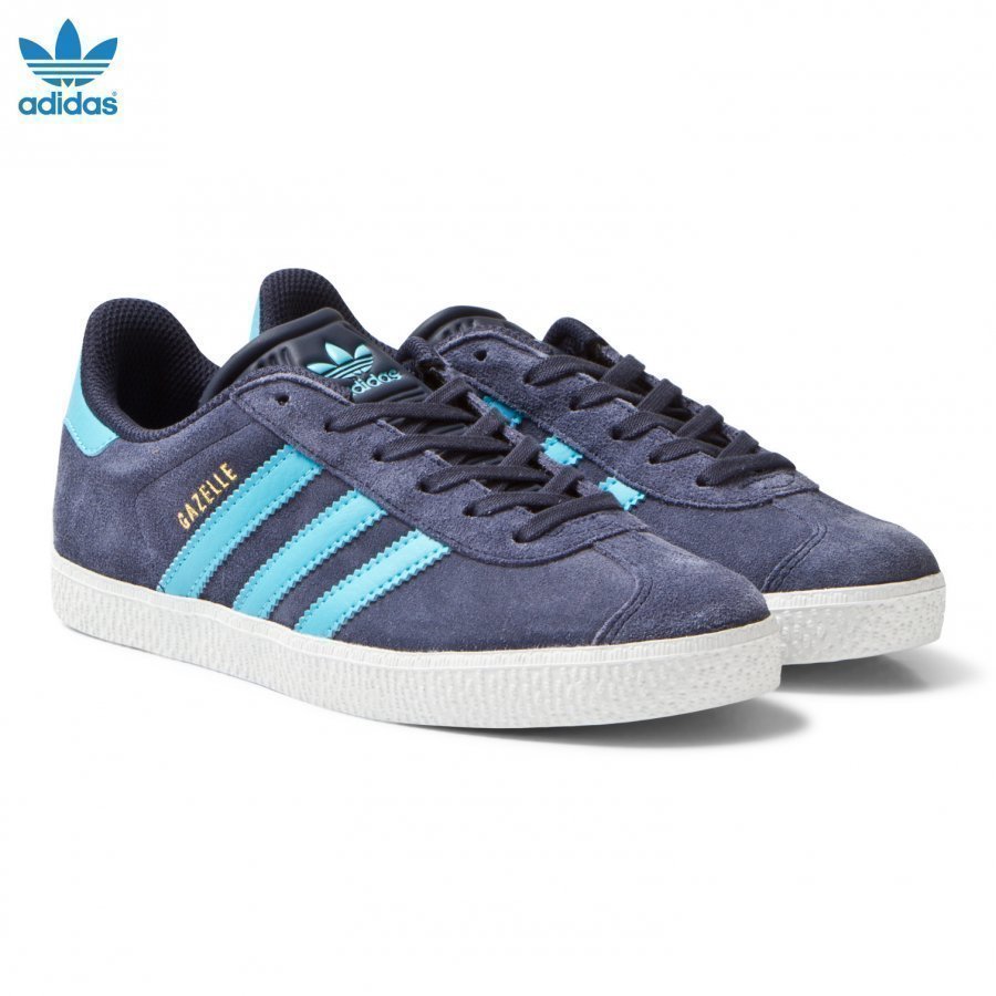 Adidas Originals Midnight Grey Junior Gazelle Trainers Lenkkarit