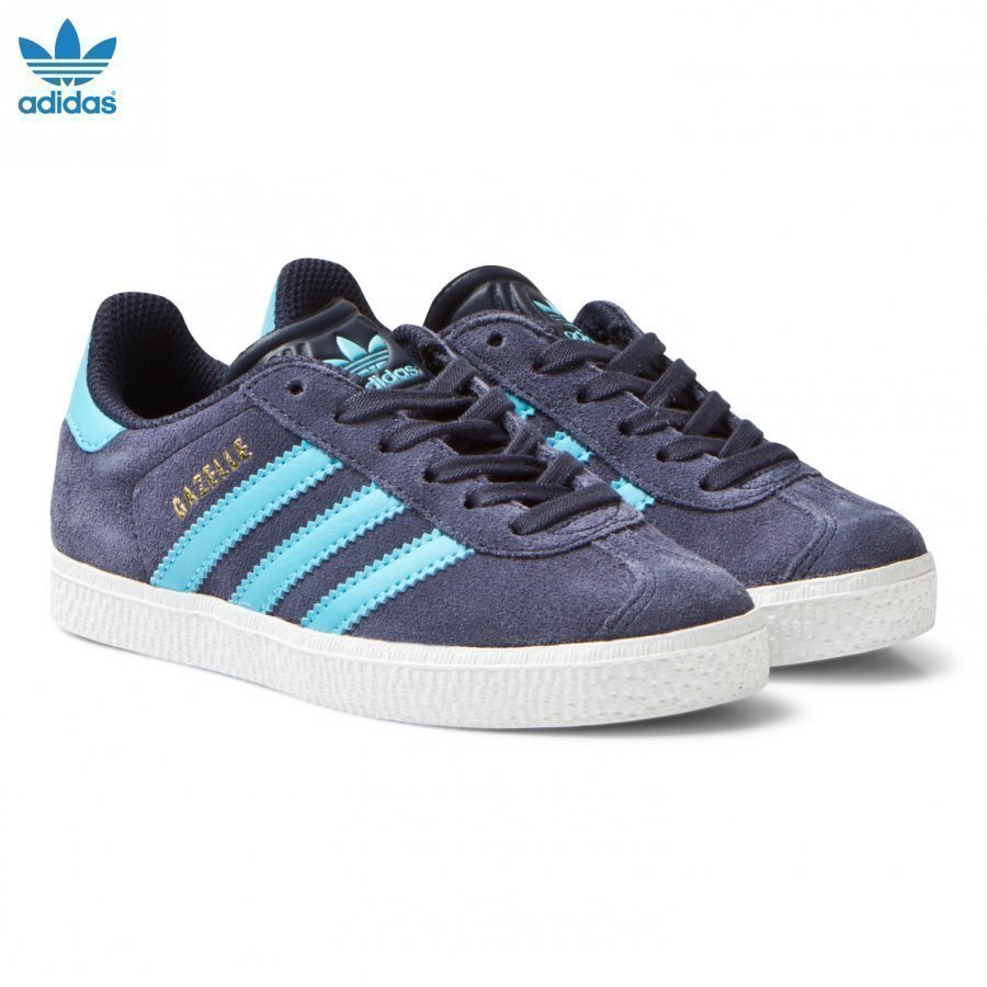 Adidas Originals Midnight Grey Kids Gazelle Trainers Lenkkarit